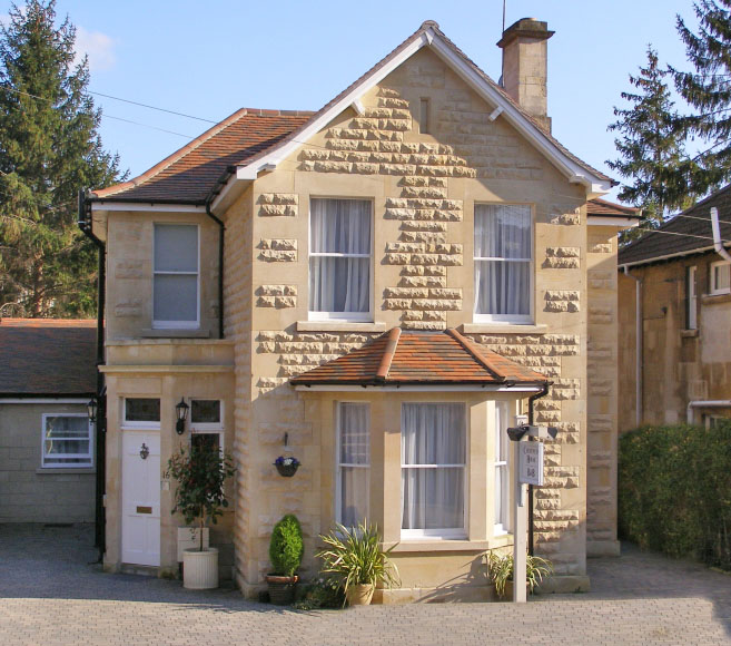 The exterior of Chestnuts House, Bath
